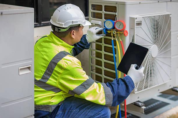 Professional Heat Pump Repair technician working in Martindale, PA